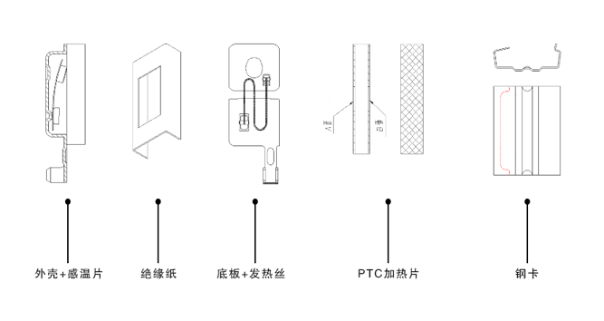 双金属片过热保护器结构