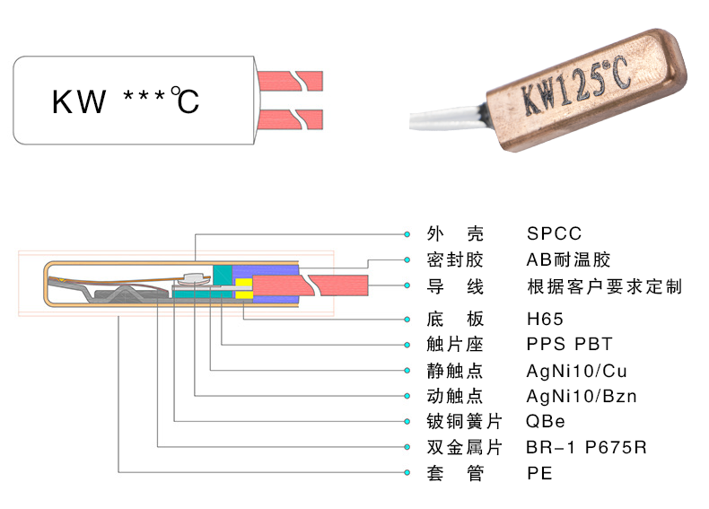 排气温控器结构